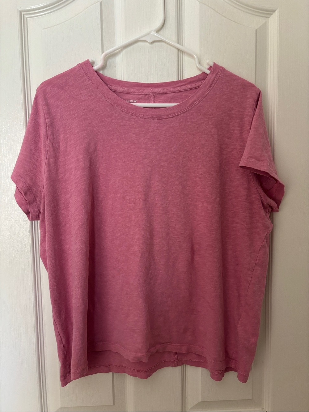 J.Crew Girlfriend Tee Pink Women's Classic ~ Women’s XL